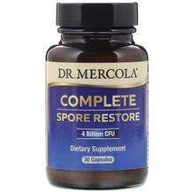 Dr. Mercola, Пробиотики, Complete Spore Restore, 30 капсул