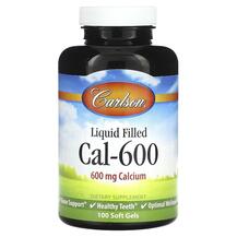 Кальцій Liquid Filled Cal-600 600 mg Carlson