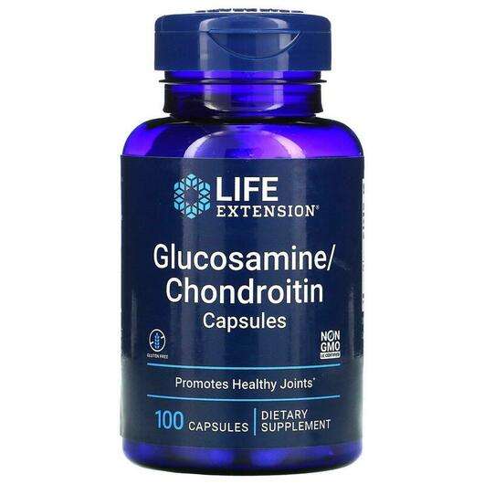 Glucosamine Chondroitin, Глюкозамін хондроїтин капсули, 100 капсул
