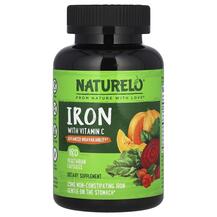 Iron with Vitamin C Железо Naturelo 180 капсул