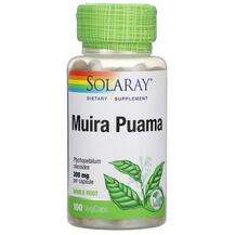 Solaray, Muira Puama 300 mg, Муіра пуама 300 мг, 100 капсул