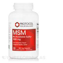 Protocol for Life Balance, MSM 1000 mg, Метилсульфонілметан МС...