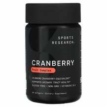 Sports Research, Cranberry Concentrate 250 mg, 90 Softgels