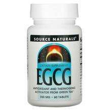 Source Naturals, EGCG 350 mg, 60 Tablets