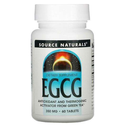 Основне фото товара Source Naturals, EGCG 350 mg 60, EGCG 350 мг, 60 таблеток