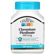 Фото товару 21st Century, Chromium Picolinate 200 mcg, Хром, 100 таблеток