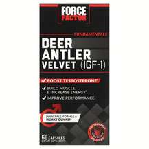 Force Factor, Deer Antler Velvet IGF-1, Інсуліноподібний факто...