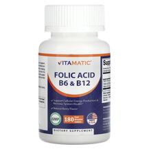 Folic Acid B6 & B12 Natural Berry Витамин B6