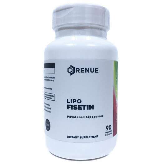 Основне фото товара Renue, Lipo Fisetin, Ліпосомальний фізетин, 90 капсул