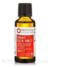 Protocol for Life Balance, Liquid D3 & MK-7, 30 ml