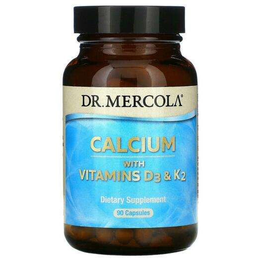 Calcium with Vitamins D3 & K2, Кальцій з D3 K2, 90 капсул