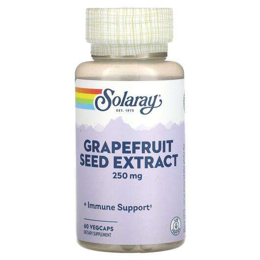 Основне фото товара Solaray, Grapefruit Seed Extract 250 mg, Екстракт семян грейпф...