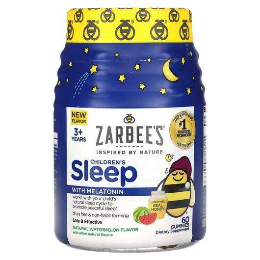 Основне фото товара Zarbees, Children's Sleep with Melatonin, Мелатонін, 60 таблеток