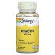 Фото товару Solaray, Niacin 500 mg, Ніацин 500 мг, 100 капсул