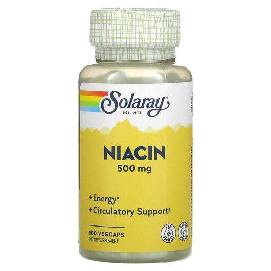 Niacin 500 mg, Ніацин 500 мг, 100 капсул