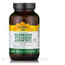 Country Life, Магний, Target-Mins Magnesium-Potassium Aspartat...