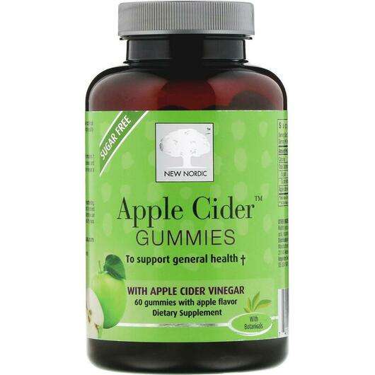 Apple Cider Gummies Apple Flavor, Яблучний оцет, 60 таблеток