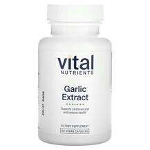 Vital Nutrients, Экстракт Чеснока, Garlic Extract, 60 капсул