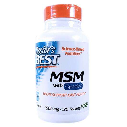 MSM with OptiMSM, MSM 1500 мг, 120 таблеток