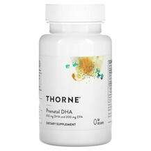 Thorne, ДГК, Prenatal DHA, 60 капсул