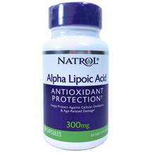 Natrol, Альфа Липоевая кислота 300 мг, Alpha Lipoic Acid 300 m...