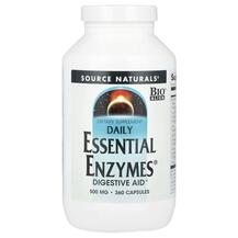 Daily Essential Enzymes Digestive Aid 500 mg Source