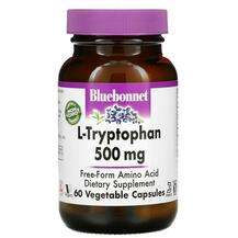 Bluebonnet, L-Tryptophan 500 mg, L-Триптофан, 60 капсул