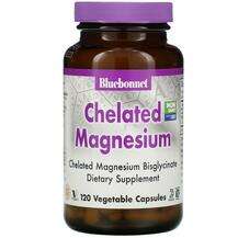 Bluebonnet, Хелатный Магний, Chelated Magnesium, 120 капсул