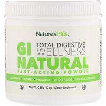 Natures Plus, GI Natural Fast-Acting Powder, Підтримка кишечни...