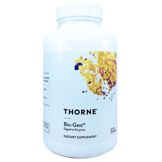 Основне фото товара Thorne, Bio-Gest Digestive Enzymes, БіоГест, 180 капсул