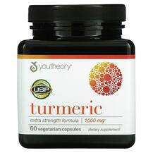 Youtheory, Куркумин 500 мг, Turmeric Extra Strength, 60 капсул