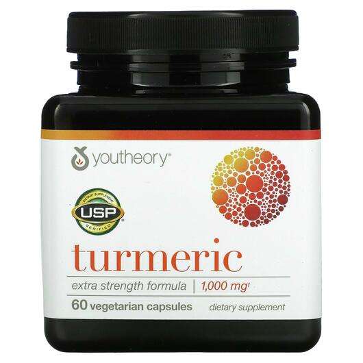 Основное фото товара Youtheory, Куркумин 500 мг, Turmeric Extra Strength, 60 капсул
