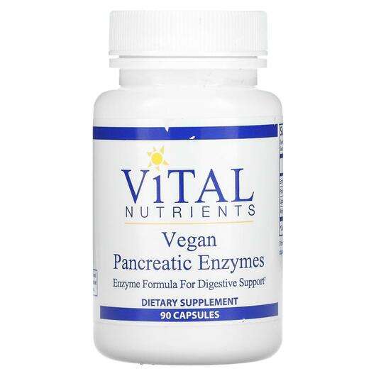 Vegan Pancreatic Enzymes, Веган Панкреатин, 90 капсул