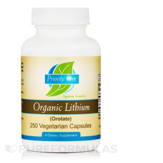 Organic Lithium 5 mg, Літій, 250 капсул