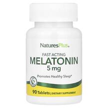 Мелатонін Melatonin 5 mg Natures Plus 90 таблеток
