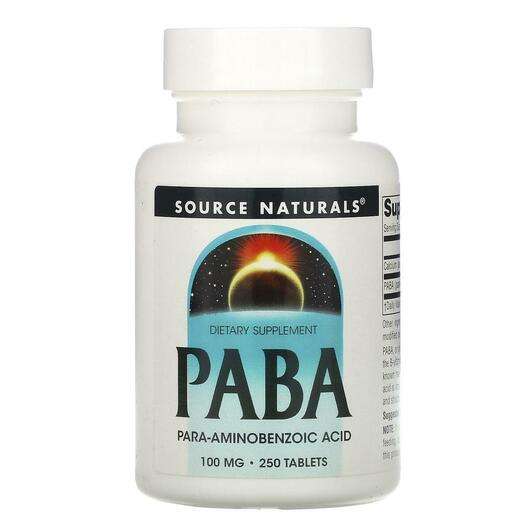 PABA 100 mg 250, ПАБА 100 мг PABA, 250 таблеток