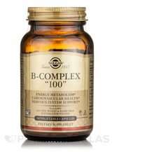 Solgar, B-Complex 100, Комплекс вітаміну B, 50 капсул