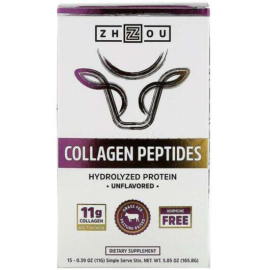 Основное фото товара Коллагеновые пептиды, Collagen Peptides Hydrolyzed Protein Unf...