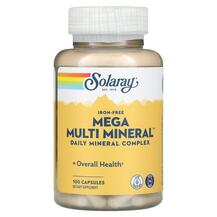 Mega Multi Mineral Мега Минералы без Железа Solaray