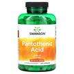Фото товару Swanson, Pantothenic Acid 500 mg, Вітамін B5 Пантотенова кисло...