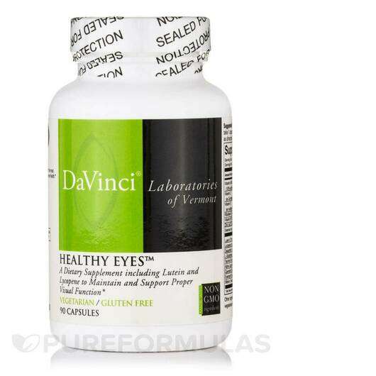Основне фото товара DaVinci Laboratories, Healthy Eyes, Підтримка здоров'я зору, 9...
