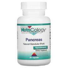 Nutricology, Pancreas Natural Glandular Pork, 60 Vegicaps