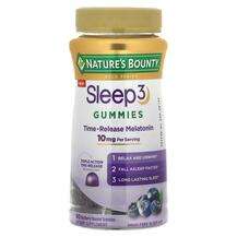 Nature's Bounty, Sleep 3 Gummies Blueberry, Підтримка сну, 60 ...