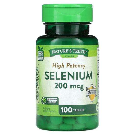 Selenium 200 mcg, Селен 200 мкг, 100 таблеток
