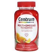 Multi + Omega-3 Multigummies Natural Strawberry Lemon & Or...