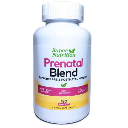 PreNatal Blend, Пренатальні вітаміни, 180 таблеток