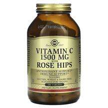 Solgar, Vitamin C with Rose Hips, Вітамін C, 180 таблеток