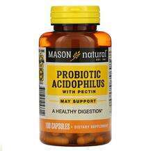 Mason, Probiotic Acidophilus With Pectin, Лактобацилус Ацидофі...