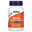 Фото товару NOW, Optimal Digestive System, Пробіотики, 90 капсул