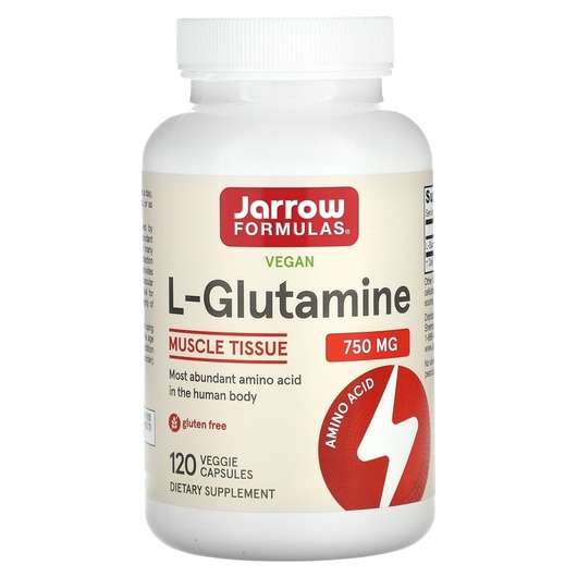 L-Glutamine, L-Глютамин 750 мг, 120 капсул